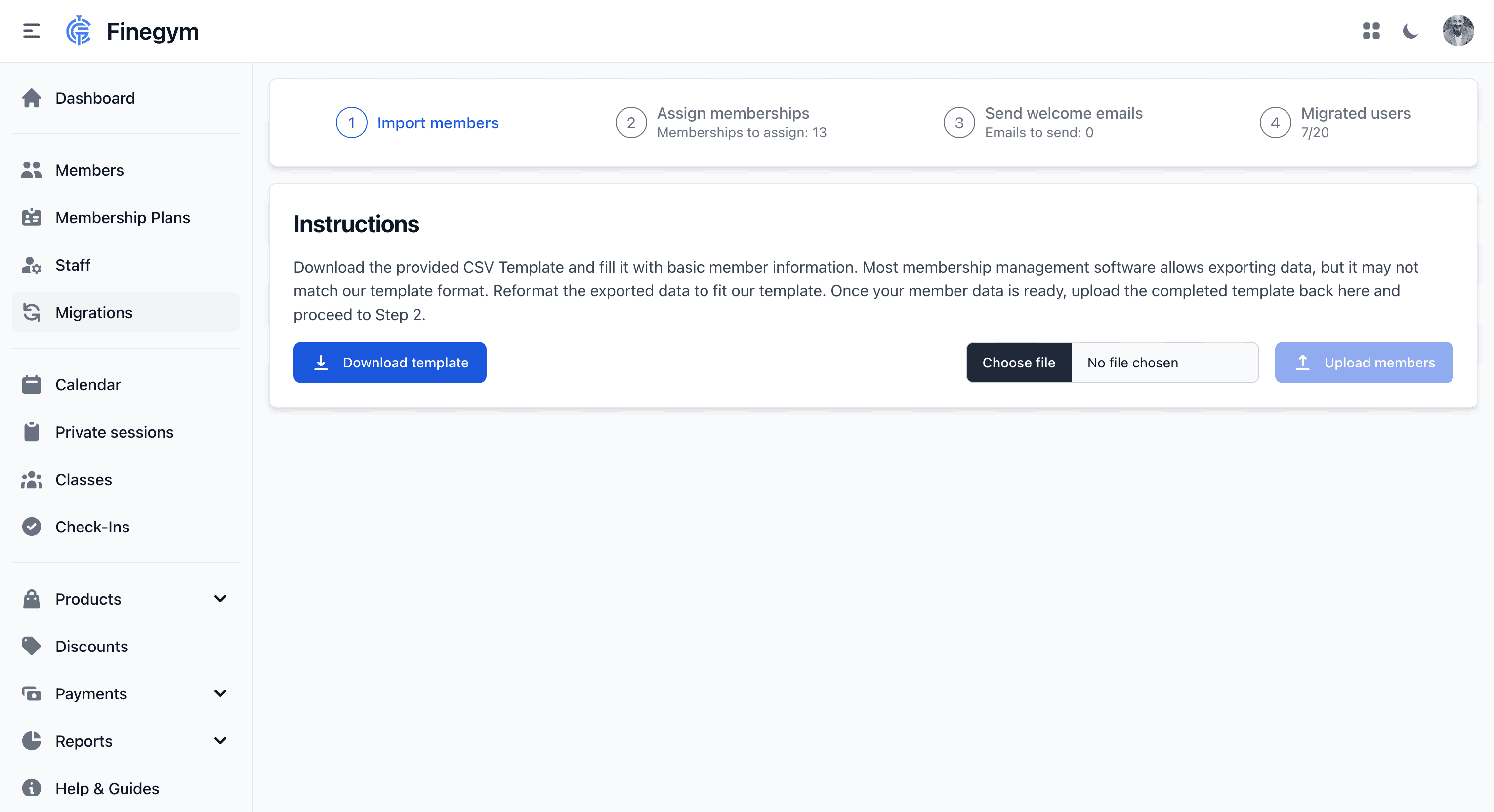 Bring over your members and data seamlessly.